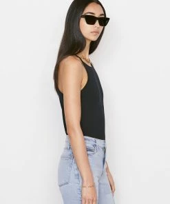 Frame-denim Le Mid Rise Cami -- Noir