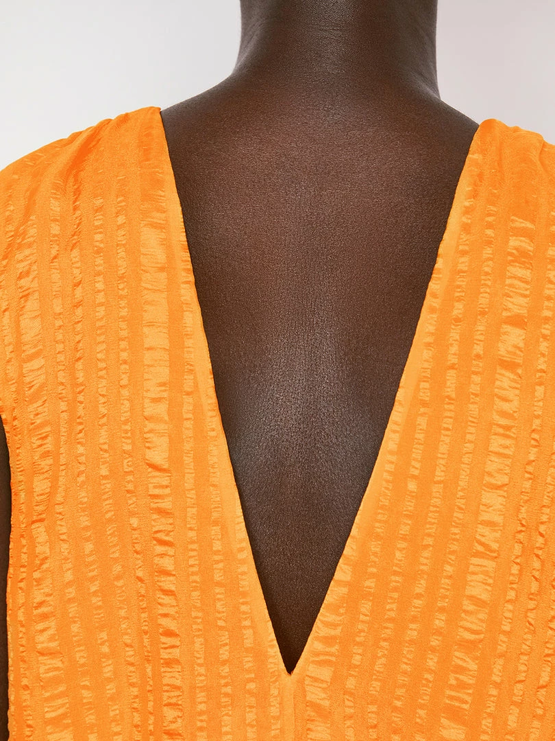 Promo ๐งจ Frame-denim ๐ฉ Women Draped Halter Top -- Kumquat ๐ฅ 6 Frame-denim Women Draped Halter Top -- Kumquat