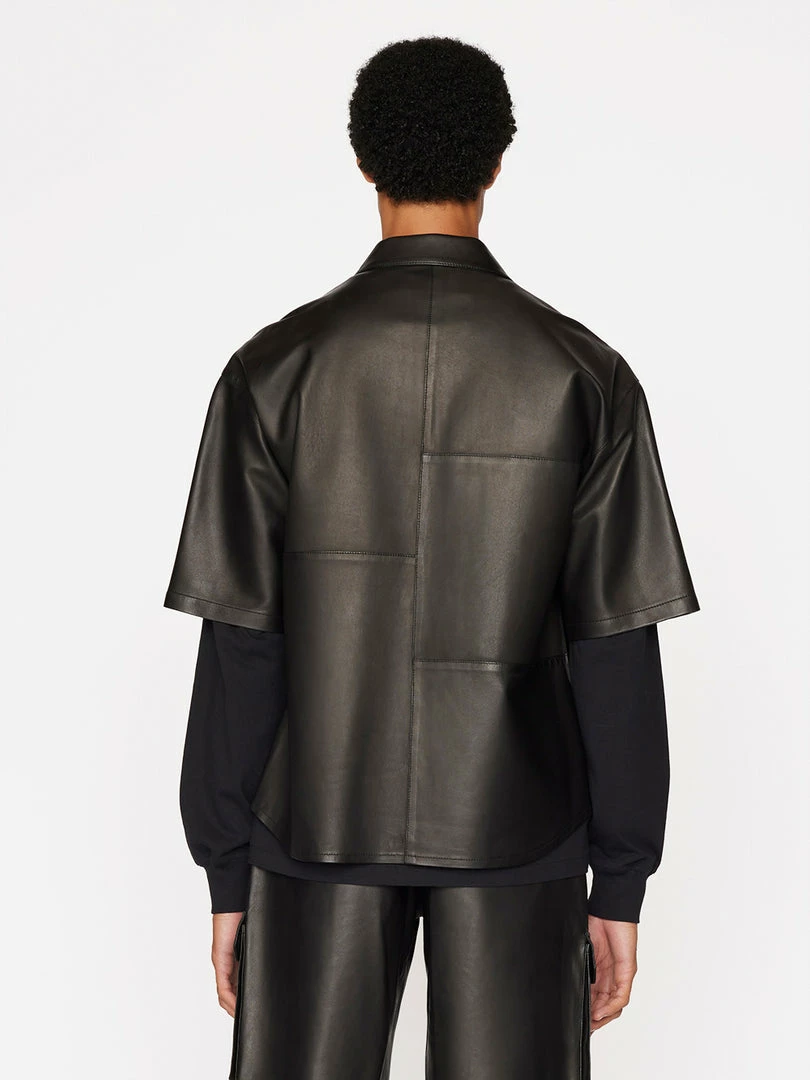 Best reviews of ๐ฅฐ Frame-denim Men Short Sleeve Leather ๐ Shirt -- Noir โญ 7 Frame-denim Men Short Sleeve Leather Shirt -- Noir