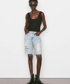 Frame-denim Crochet Tank -- Noir Women