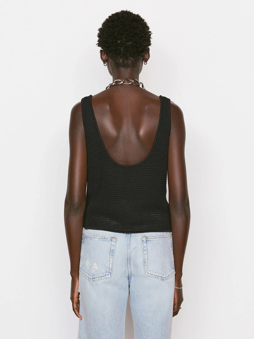 Discount ๐ Frame-denim Crochet Tank -- Noir ๐ฉ Women ๐ 7 Frame-denim Crochet Tank -- Noir Women