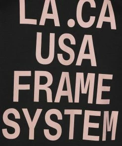 Frame-denim Frame Graphic Sweatshirt -- Noir Men