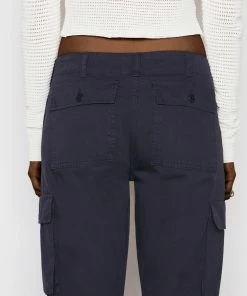 Frame-denim Relaxed Utility Pant -- Washed Navy