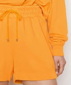 Frame-denim Drawstring Lounge Short -- Kumquat Women