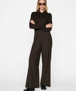 Frame-denim Refined Polo Sweater -- Americano Women