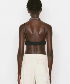 Frame-denim Crochet Bralette -- Noir Women