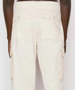 Frame-denim Women Relaxed Utility Pant -- Washed Flax