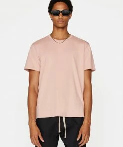 Frame-denim Frame Logo Tee -- Dress Rose Men