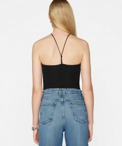 Best Sale π Frame-denim π© Women Delicate Knot Bodysuit -- Noir β 11 Frame-denim Women Delicate Knot Bodysuit -- Noir