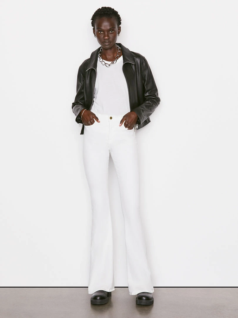 Deals ๐ Frame-denim ๐ฉ Women Le High Flare -- Blanc โญ 2 Frame-denim Women Le High Flare -- Blanc