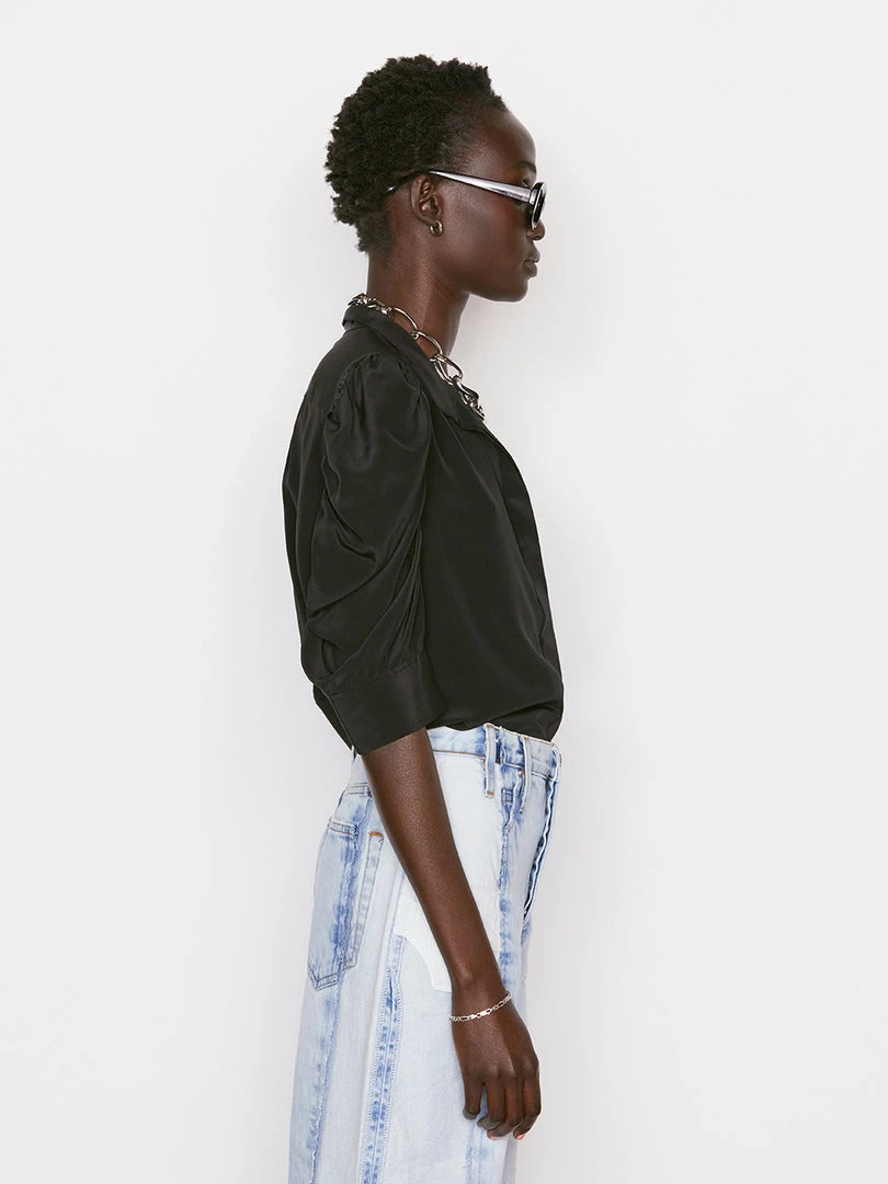 Best Pirce โจ Frame-denim Gillian Top -- Noir ๐ 6 Frame-denim Gillian Top -- Noir