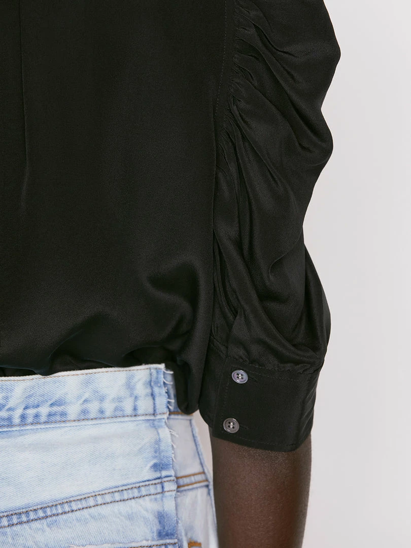 Best Pirce โจ Frame-denim Gillian Top -- Noir ๐ 3 Frame-denim Gillian Top -- Noir