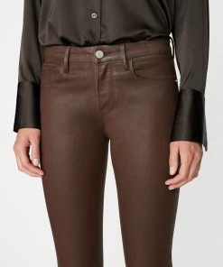 Frame-denim Le Crop Mini Boot -- Dark Chocolate