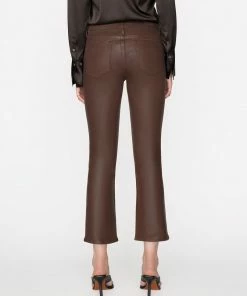 Frame-denim Le Crop Mini Boot -- Dark Chocolate