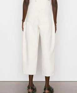 Frame-denim Button Detail Trouser -- Parchment