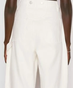 Frame-denim Button Detail Trouser -- Parchment