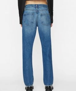 Frame-denim Women Le Slouch Patch Mending -- Patch Mending