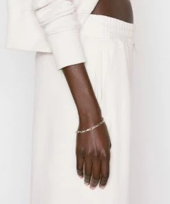 Frame-denim Wide Leg Track Pant -- Bone