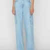 Frame-denim Raw Waist Baggy Pocket Jean -- Genoa Women