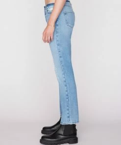 Outlet 😉 Frame-denim Raw Waist Le Slouch -- Bluejay Rips 🤩 11 Frame-denim Raw Waist Le Slouch -- Bluejay Rips