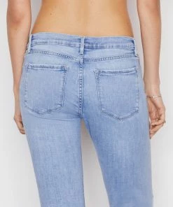 Frame-denim Women Le Garcon Crop -- Cebu Rips