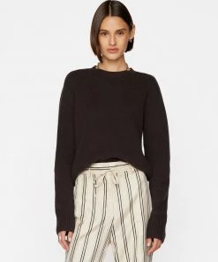 Frame-denim Clean Crewneck Sweater -- Americano Women