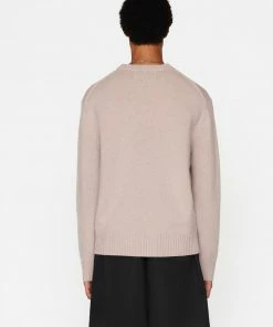 Frame-denim The Cashmere Crewneck Sweater -- Dress Rose