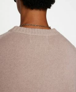 Frame-denim The Cashmere Crewneck Sweater -- Dress Rose