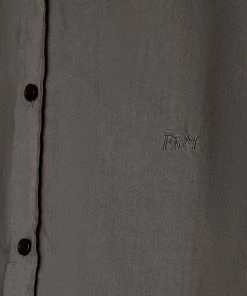 Frame-denim Men Classic Poplin Shirt -- Military Green