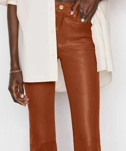 Cheap π Frame-denim π© Women Leather Le Crop Mini Boot -- Tobacco β¨ 8 Frame-denim Women Leather Le Crop Mini Boot -- Tobacco