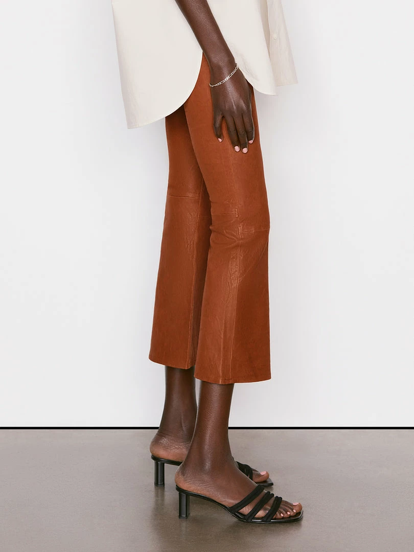 Cheap π Frame-denim π© Women Leather Le Crop Mini Boot -- Tobacco β¨ 4 Frame-denim Women Leather Le Crop Mini Boot -- Tobacco