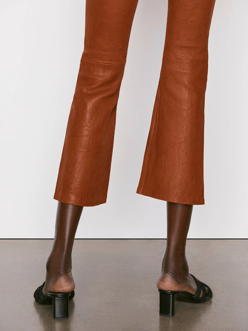 Cheap π Frame-denim π© Women Leather Le Crop Mini Boot -- Tobacco β¨ 6 Frame-denim Women Leather Le Crop Mini Boot -- Tobacco