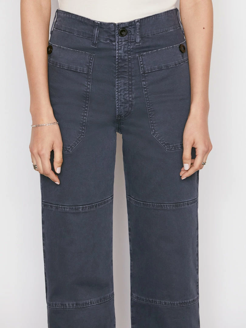 Wholesale 🌟 Frame-denim Oversized Pocket Utility Pant -- Washed Navy 👩 Women 🔔 3 Frame-denim Oversized Pocket Utility Pant -- Washed Navy Women