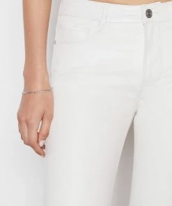 Frame-denim Women Leather Le Crop Mini Boot -- Blanc