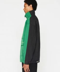 Frame-denim Tech Green Parka -- Dress Green