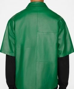 Top 10 ๐คฉ Frame-denim Men Short Sleeve Leather ๐ Shirt -- ๐ Dress Green ๐ 13 Frame-denim Men Short Sleeve Leather Shirt -- Dress Green
