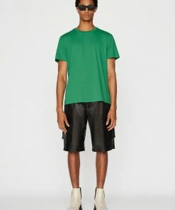 Frame-denim Men Frame Logo Tee -- Dress Green