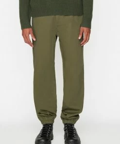 Frame-denim Active Denim Jogger -- Military Green