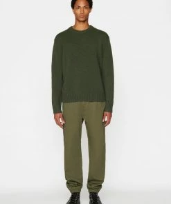 Frame-denim Active Denim Jogger -- Military Green