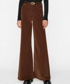 Frame-denim Le Palazzo -- Dark Chocolate