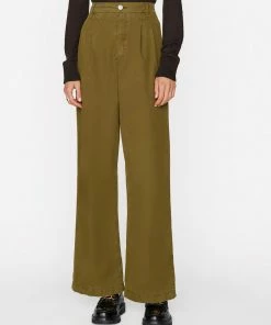 Frame-denim Women Pleated Chino -- Surplus