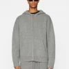 Frame-denim Full Zip Hoodie -- Warm Grey Men