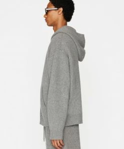 Frame-denim Full Zip Hoodie -- Warm Grey Men
