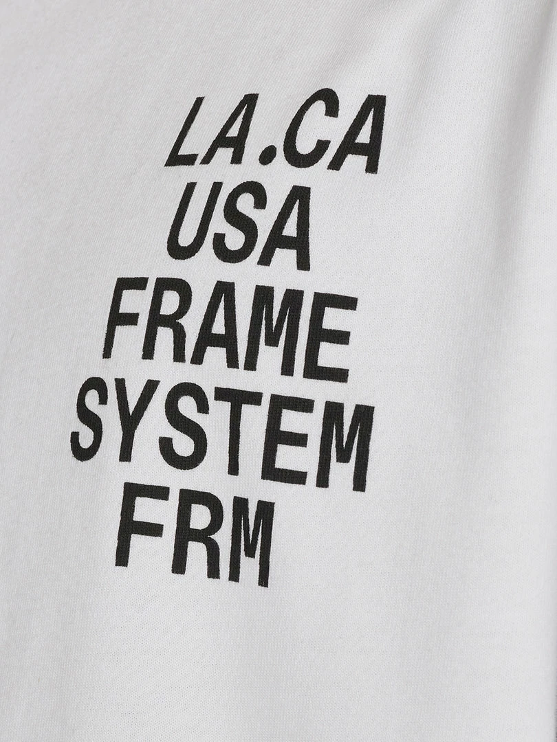 Brand new 🤩 Frame-denim Frame Graphic Tee -- Blanc Men 🔥 3 Frame-denim Frame Graphic Tee -- Blanc Men