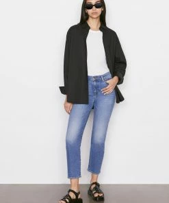 Frame-denim Women Le High Straight -- Bixby