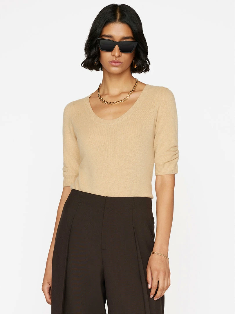 Deals ๐ Frame-denim Scoop Neck Sweater -- Taupe ๐ฉ Women ๐งจ 1 Frame-denim Scoop Neck Sweater -- Taupe Women