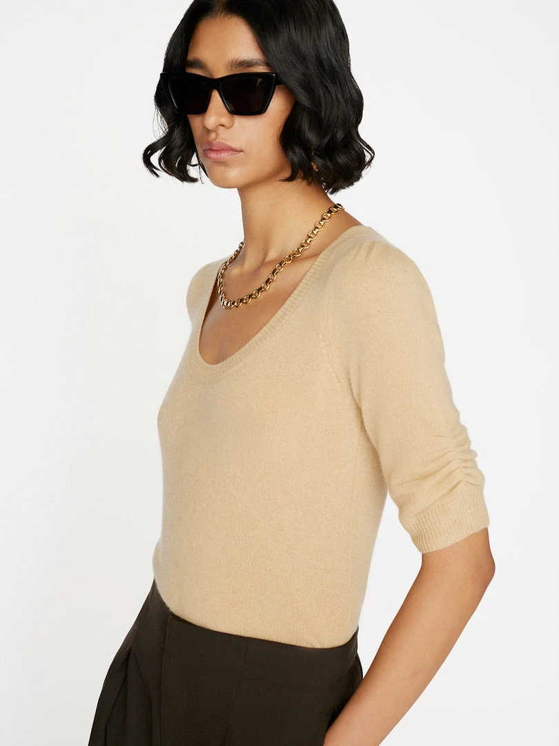 Deals ๐ Frame-denim Scoop Neck Sweater -- Taupe ๐ฉ Women ๐งจ 5 Frame-denim Scoop Neck Sweater -- Taupe Women