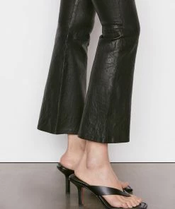 Buy 👏 Frame-denim Leather Le Crop Mini Boot -- Washed Black 👩 Women ✔️ 15 Frame-denim Leather Le Crop Mini Boot -- Washed Black Women