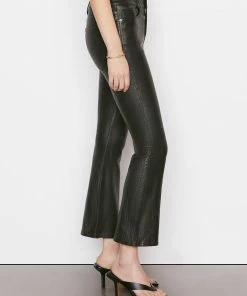 Buy 👏 Frame-denim Leather Le Crop Mini Boot -- Washed Black 👩 Women ✔️ 14 Frame-denim Leather Le Crop Mini Boot -- Washed Black Women