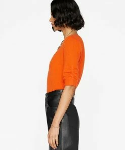 Frame-denim Women Scoop Neck Sweater -- Mandarin